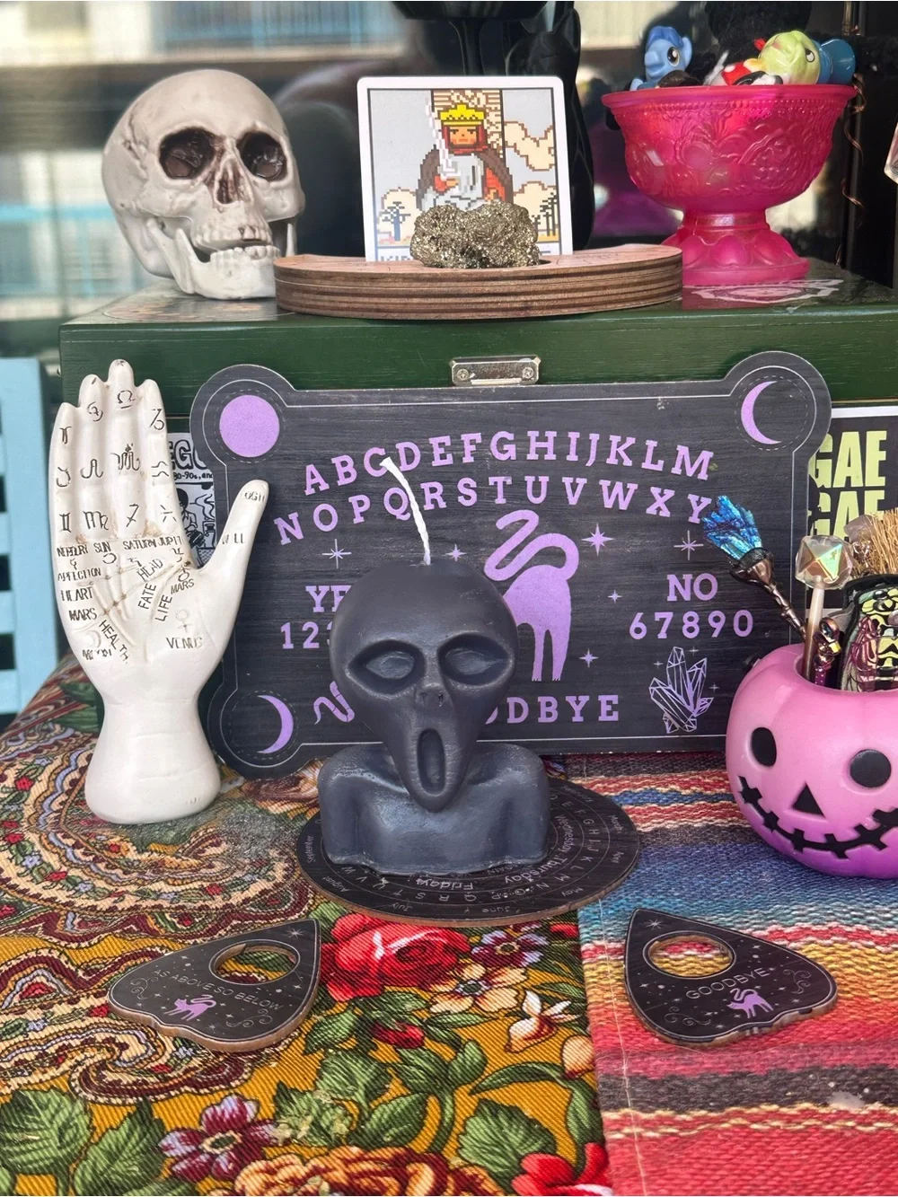 The Visitor Candle | Cryptid & UFO Gothic Decor